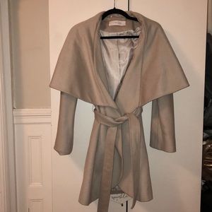 Tahari Wool Wrap Coat